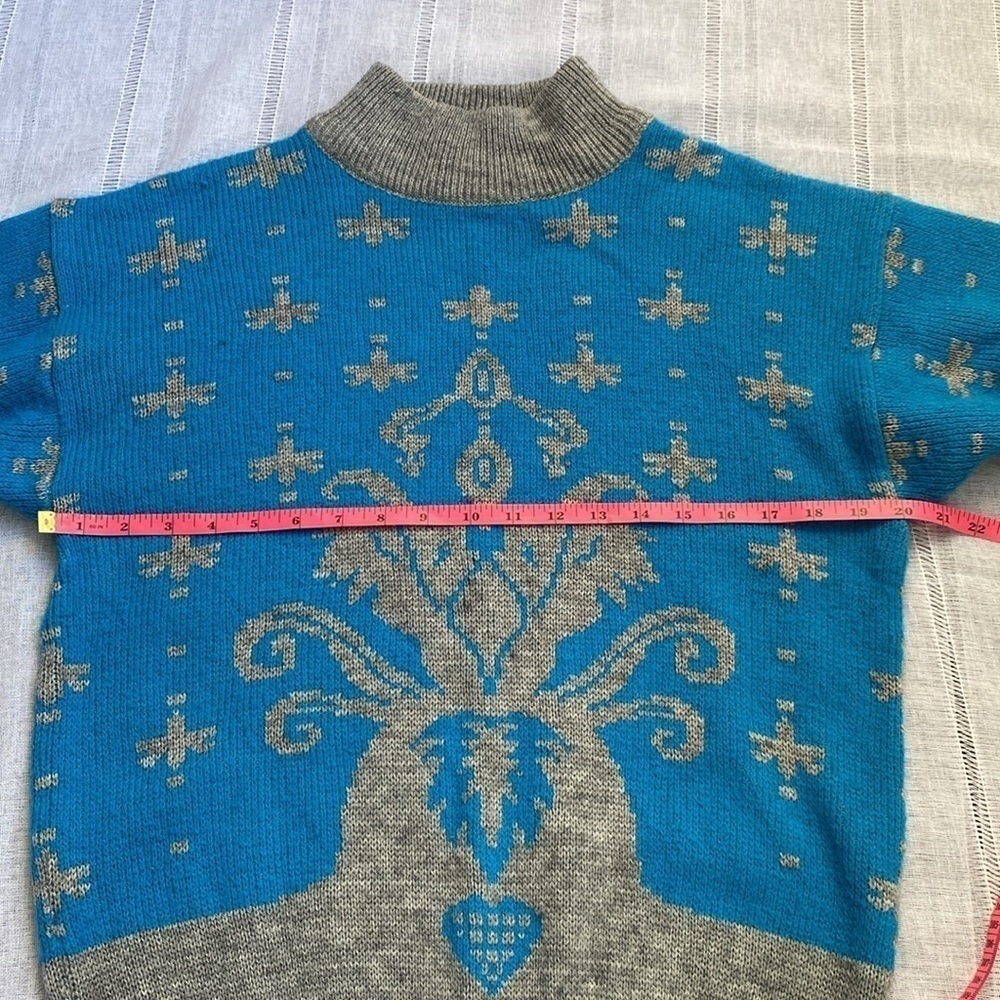 Together Vintage wool blend mock turtleneck sweater. - Picture 5 of 11
